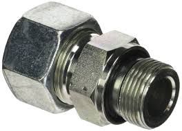 Metric Compression Male Stud Coupling - BSPP (with captive seal) - MC6052