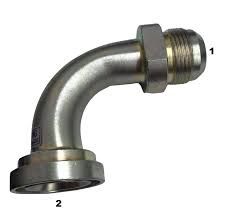 J Series-Four Spiral &amp; Wire Braided (Non Skive) to Flange (Code 61)-J-FL
