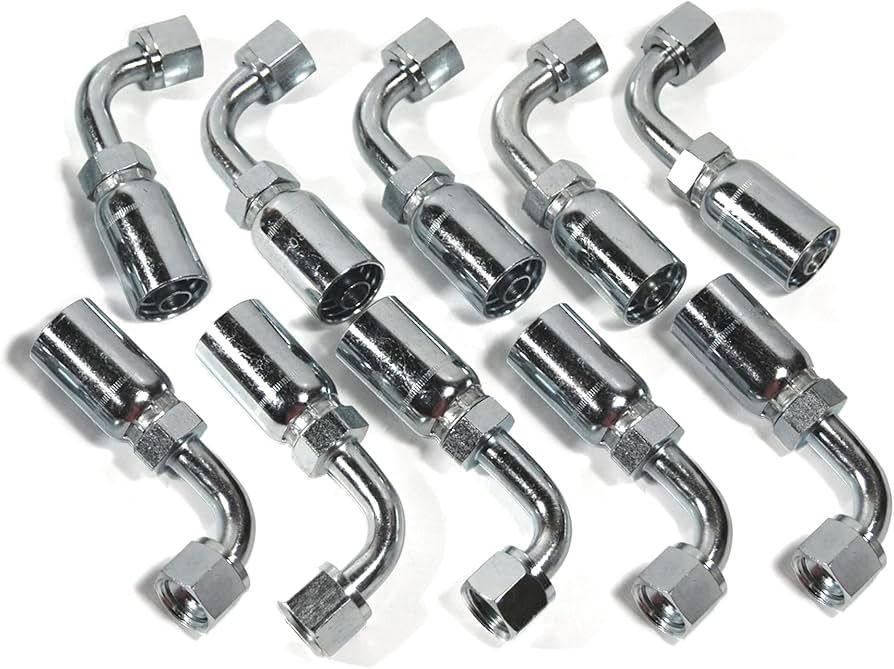 K Series- Wire Braided (Non Skive) to JIC- 90 degree elbow - K-FJX90S