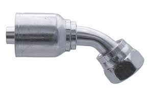 K Series-Wire Braided (Non Skive) to JIC- 45 degree elbow- K- FJX45