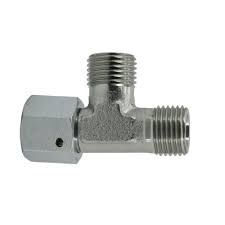 Metric Compression Swivel Branch Tee - MC6102