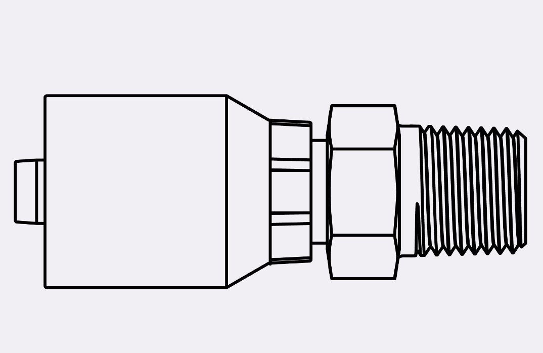 K-MP-K Series-Wire Braided (Non Skive)