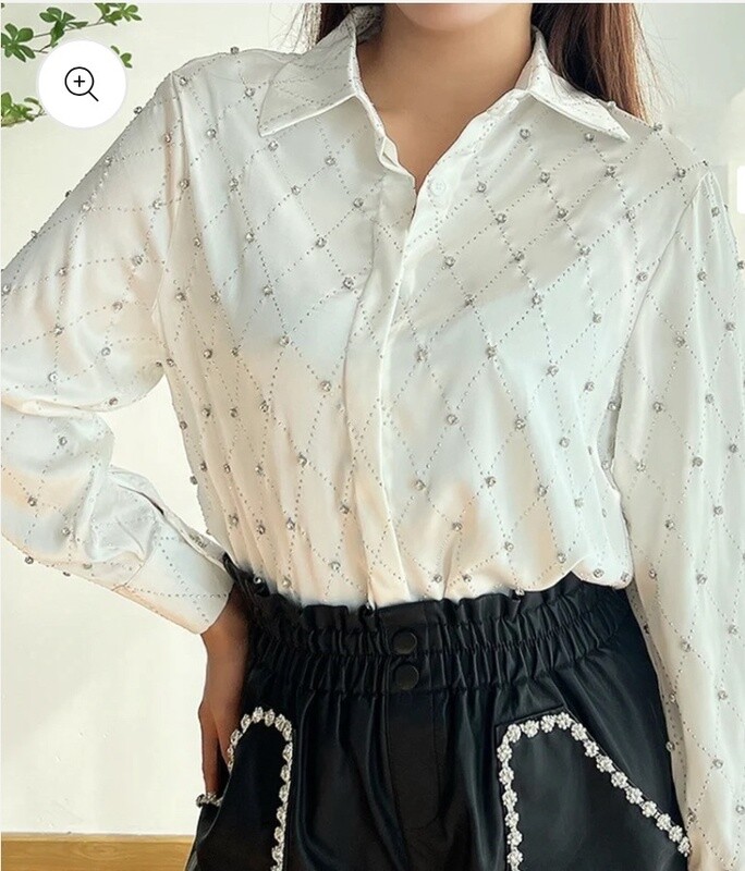 Charlotte RHINESTONES TOP