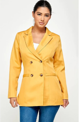 Eleanor Mustard Blazer
