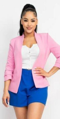 Cassie Pink Blazer