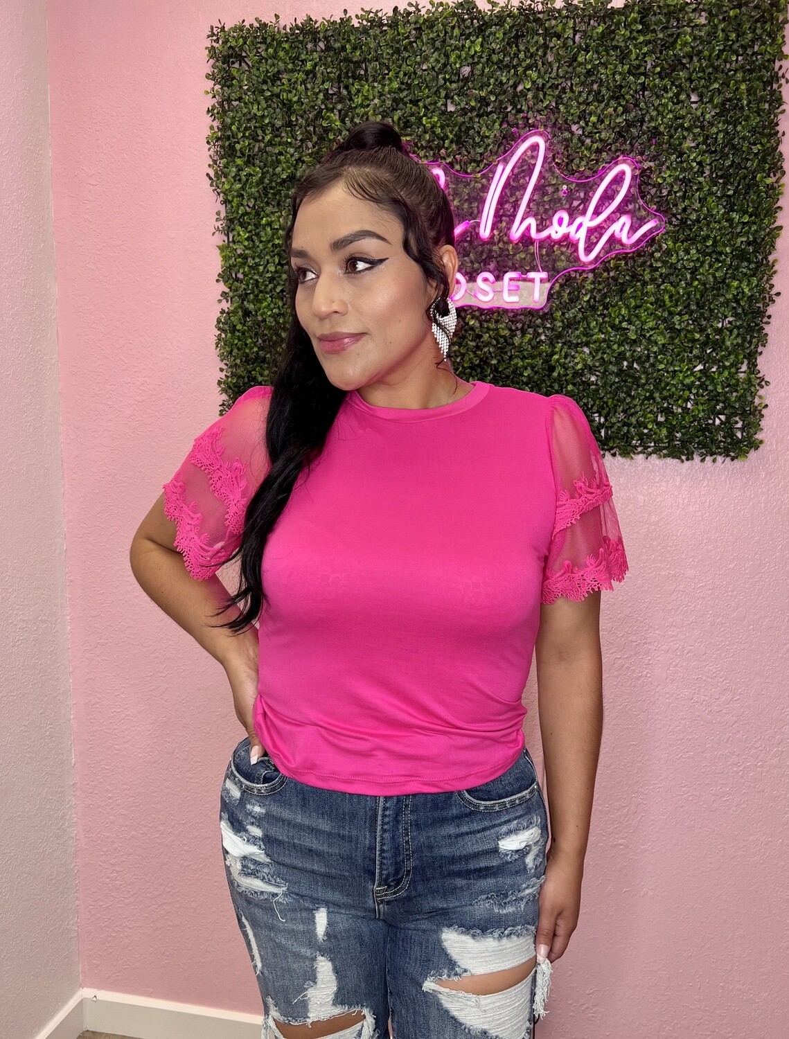 Olga lace top