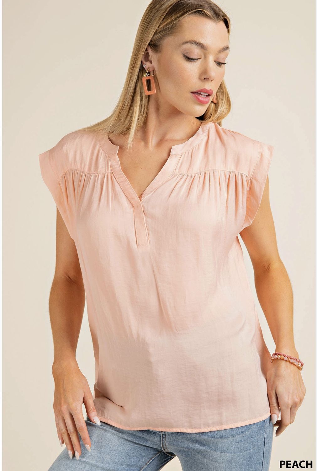 Andrea satin top