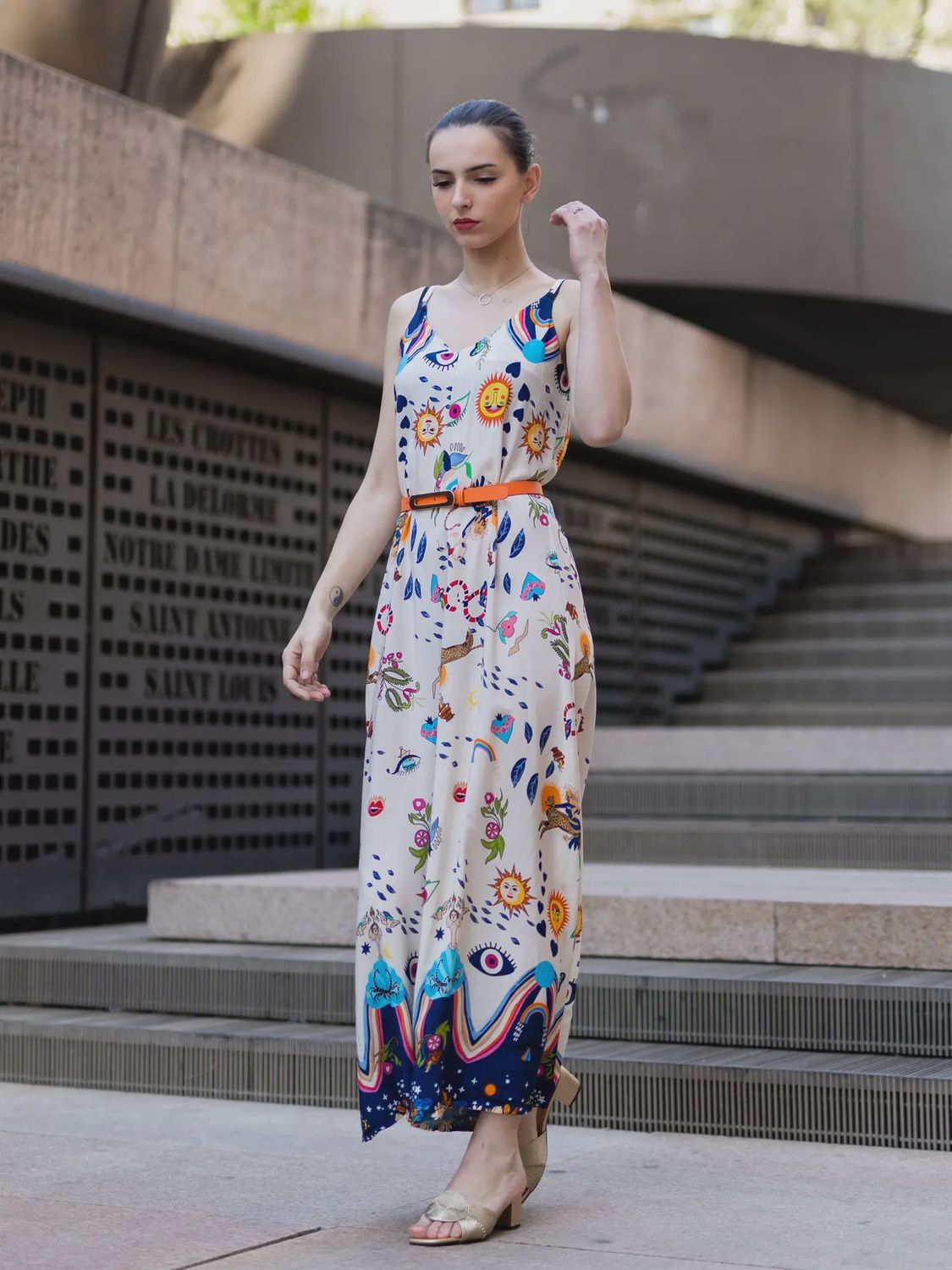 Suerte Patterned Jumpsuit