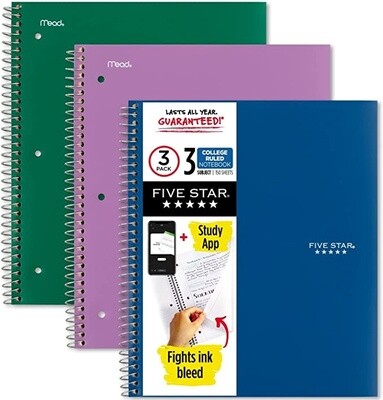 NOTEBOOK 3 SUBJECT