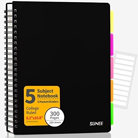 NOTEBOOK 5 SUBJECT
