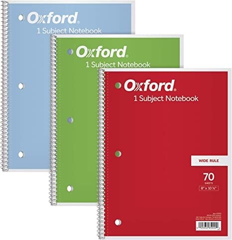 NOTEBOOK 1 SUBJECT
