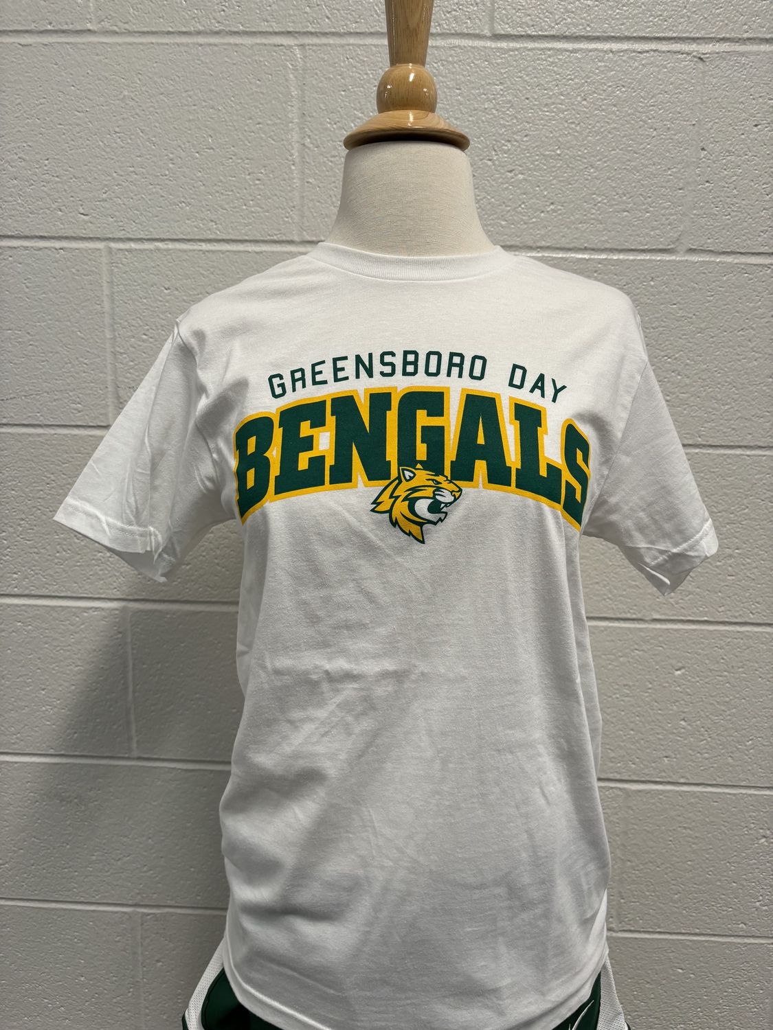 BENGAL CURVE WHITE T-SHIRT (Adult)