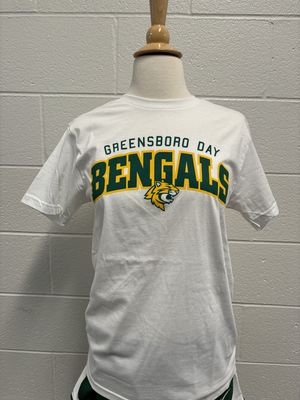 BENGAL CURVE WHITE T-SHIRT (Adult)
