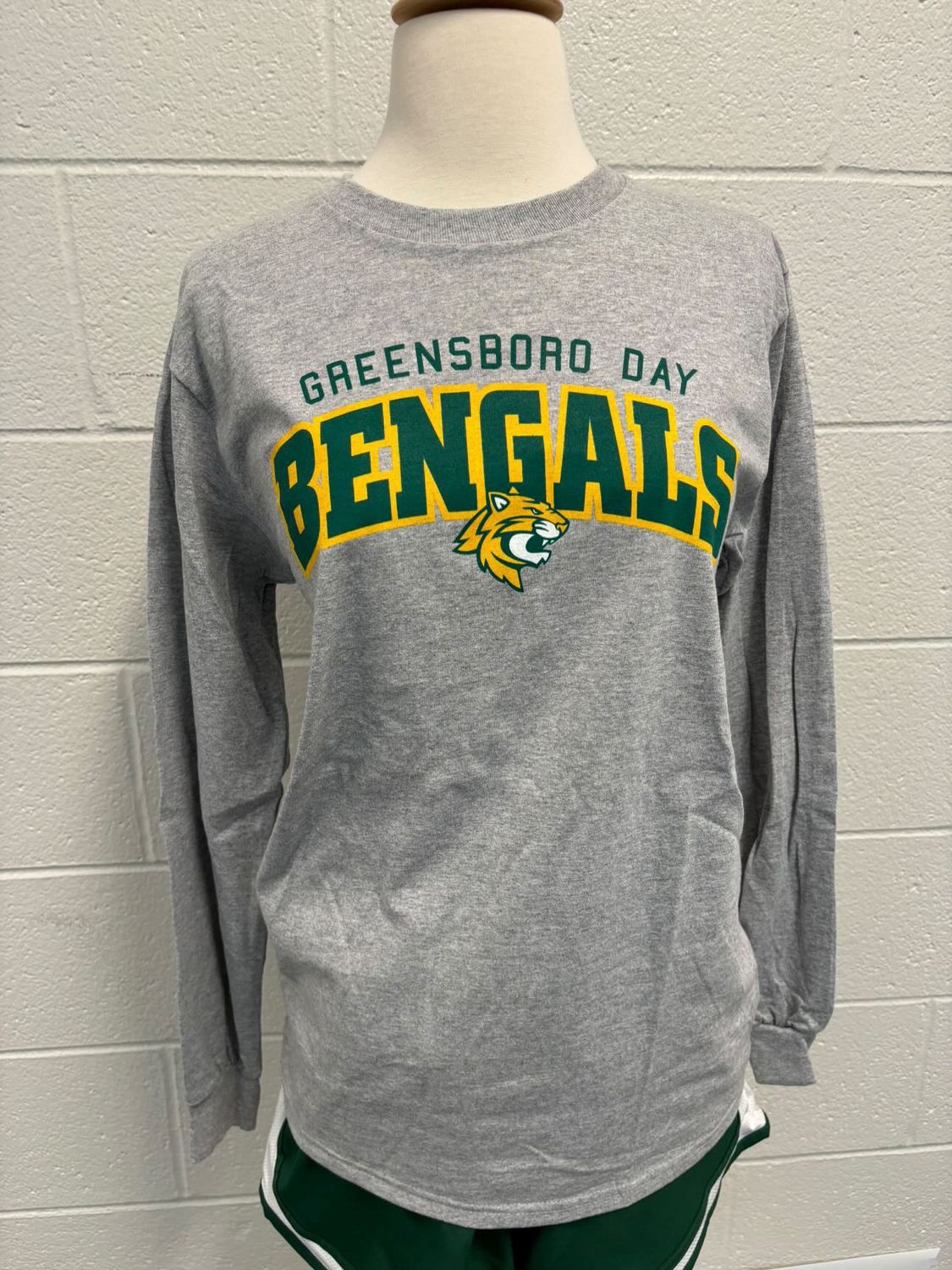BENGAL CURVE GREY LONG SLEEVE (Youth)