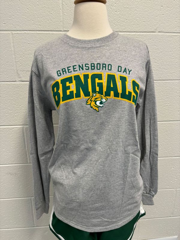 BENGAL CURVE GREY LONG SLEEVE (Youth)