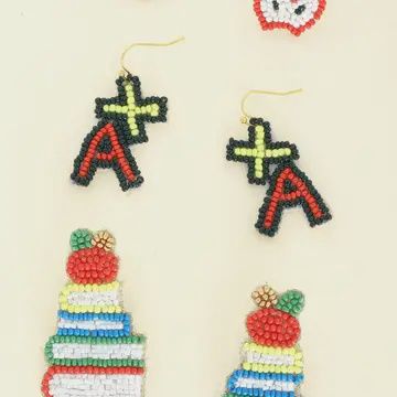 TEACHER EARRING SET