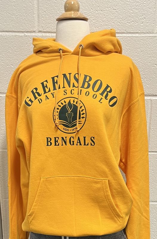 CHAMPION- ADULT ARCH HOODIE GOLD