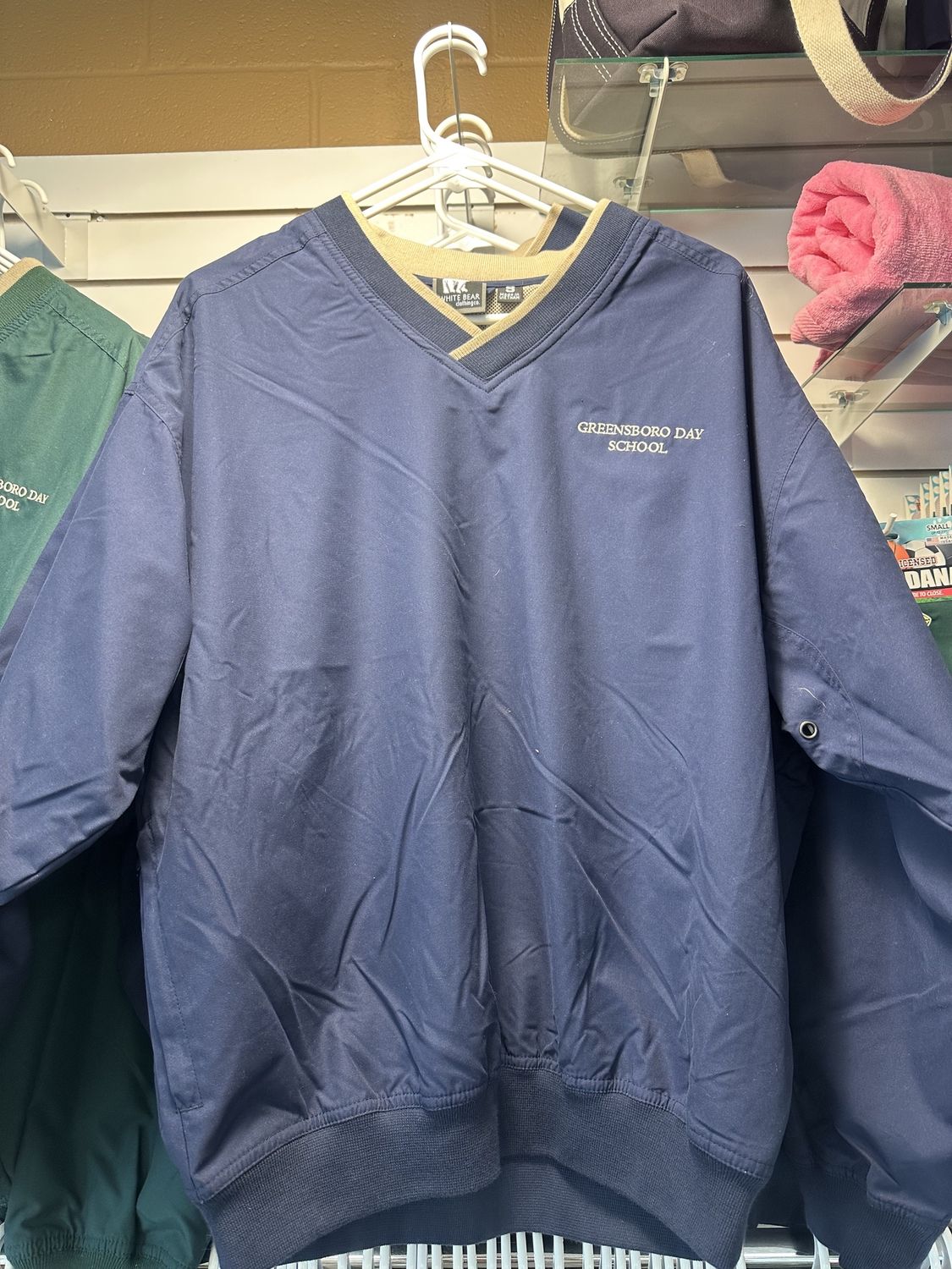 WHITE BEAR WINDJACKET, Colour: NAVY, Size: SMALL