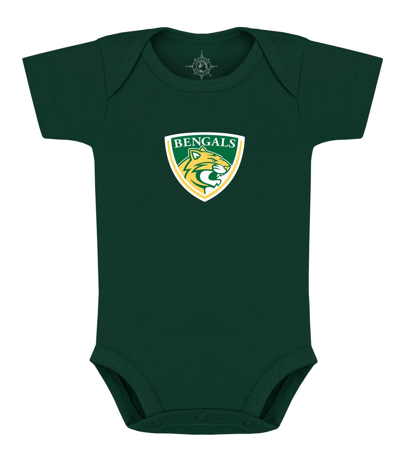 BENGAL SHIELD ONESIE, Colour: GREEN 0-3 months