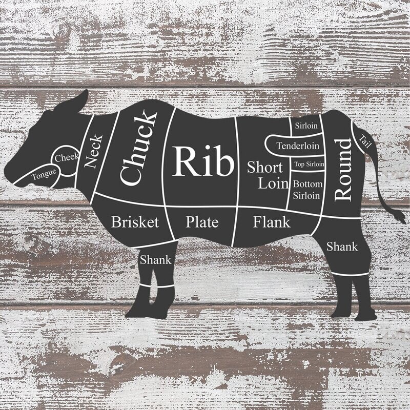½ Beef $6.25/lb Hanging | DEPOSIT ½ Beef $6.25/lb Hanging | DEPOSIT