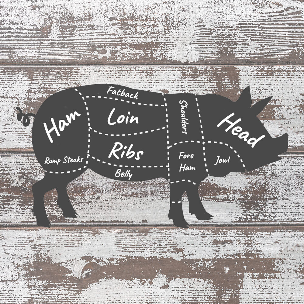Whole Pig 160-260lbs $5.00/lb Hanging | DEPOSIT
