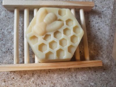 Lavender Honey Goat's Milk Soap (Medium)