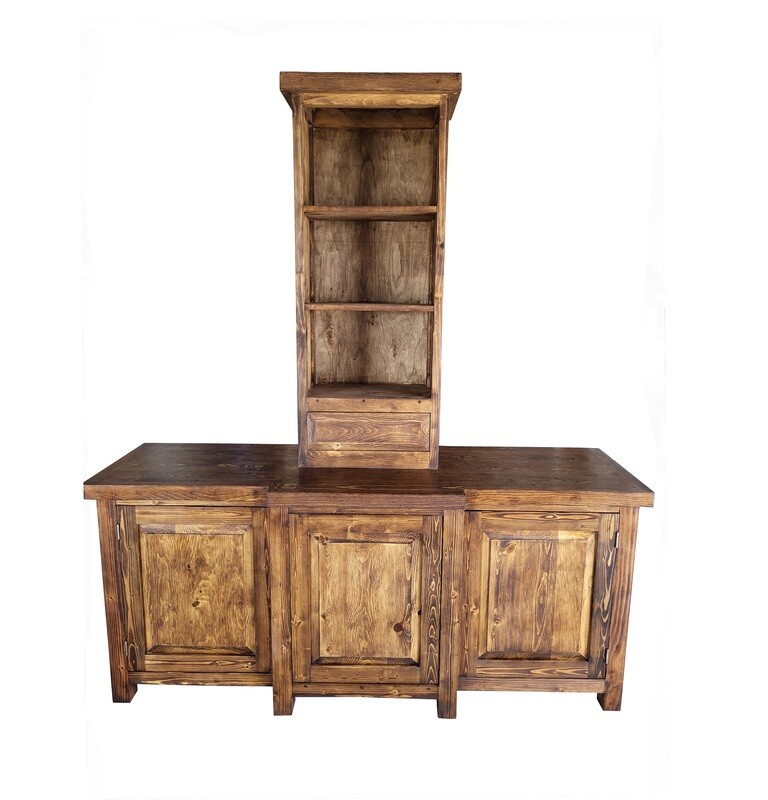 Saint Dominic Rustic Bathroom Vanity With Tower