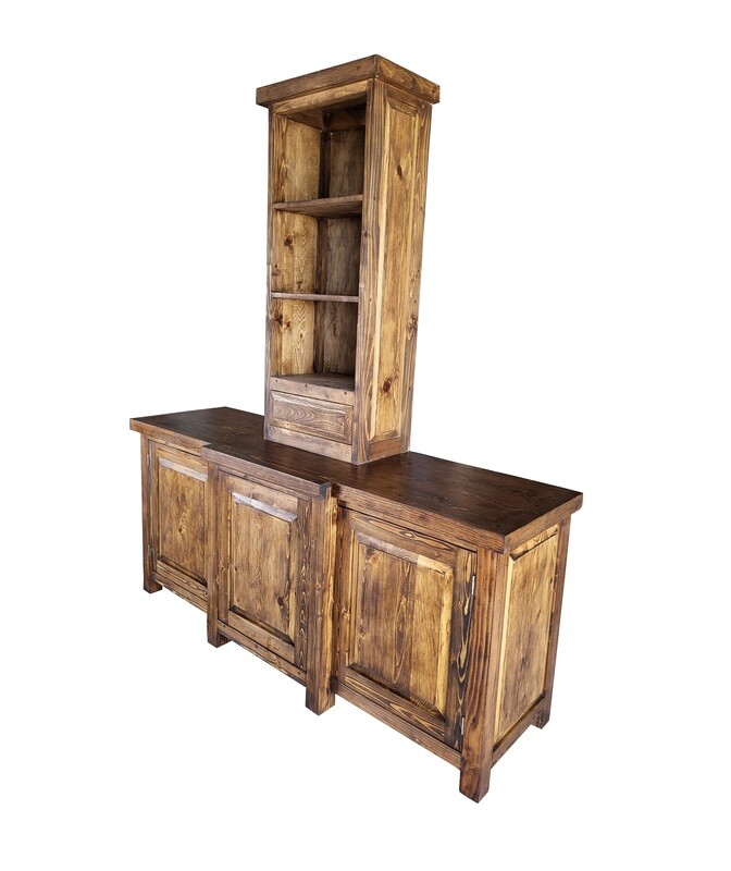 Saint Dominic Rustic Bathroom Vanity With Tower