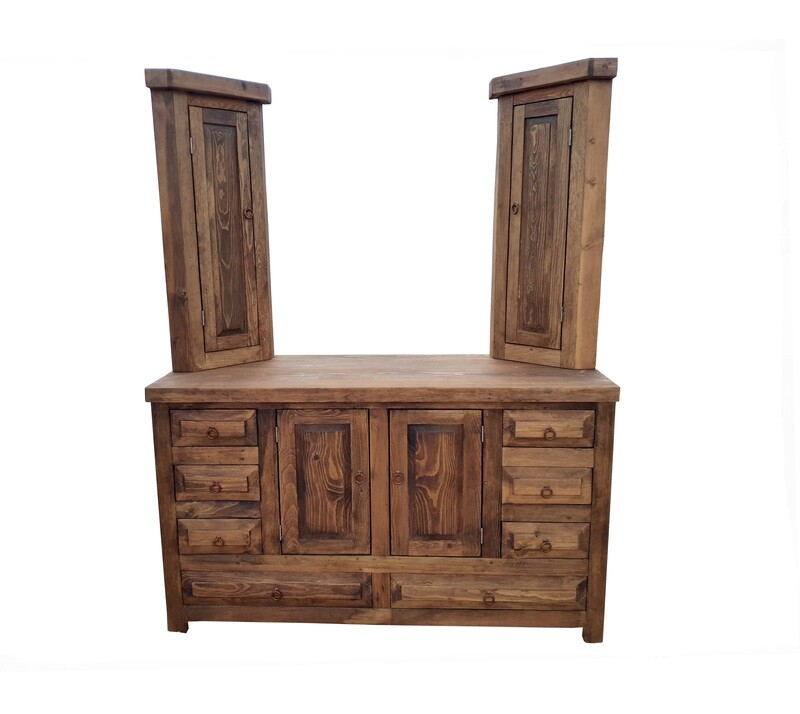 Addison Rustic Bathroom Vanity With Towers