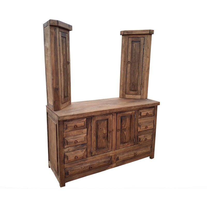 Addison Rustic Bathroom Vanity With Towers