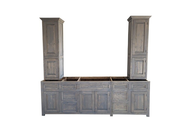 Hudson Rustic Bathroom Vanity With Towers