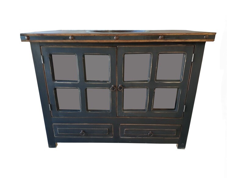 San Angelo Rustic Back washed Bathroom Vanity