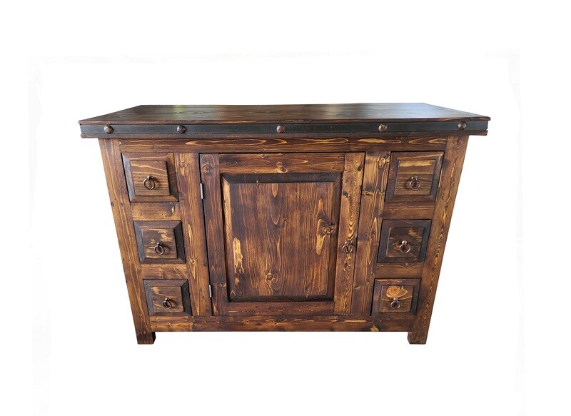 East Wood Rustic Bathroom vanity