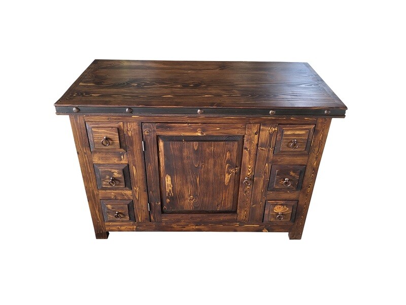 East Wood Rustic Bathroom vanity