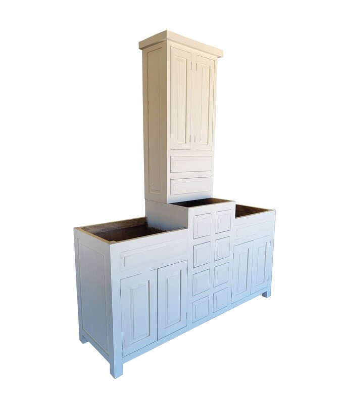 Wiley Rustic Bathroom vanity With tower