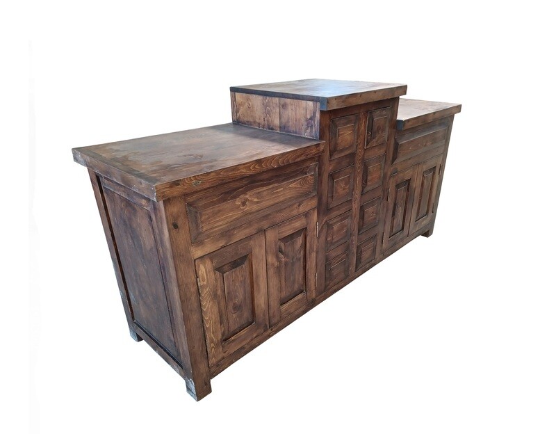 Wiley Rustic Reclaimed Wood Bathroom vanity