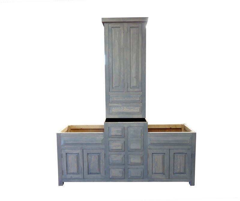 Wiley Rustic Bathroom vanity With Tower