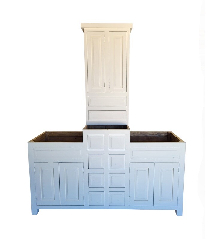 Wiley Rustic Bathroom vanity With tower