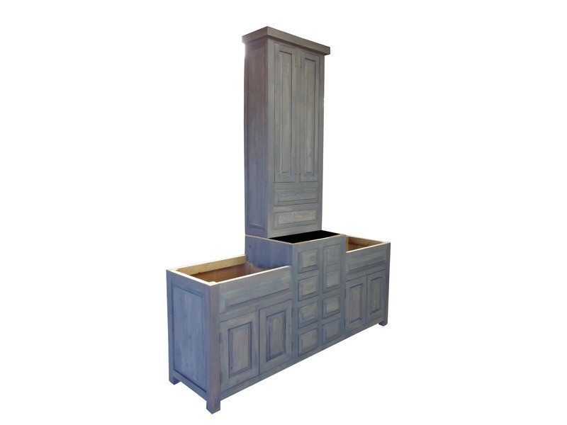 Wiley Rustic Bathroom vanity With Tower