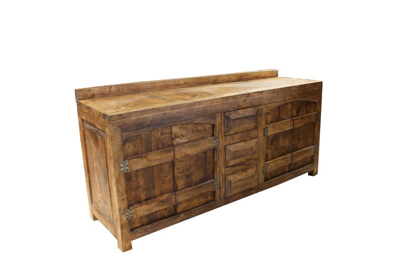 Crusaders Rustic Reclaimed Wood Bathroom vanity