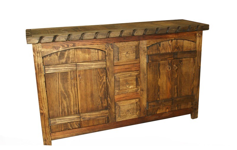 Crusaders Rustic Reclaimed Wood  Bathroom Vanity