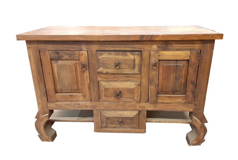 Benson Rustic Reclaimed Wood Bathroom vanity