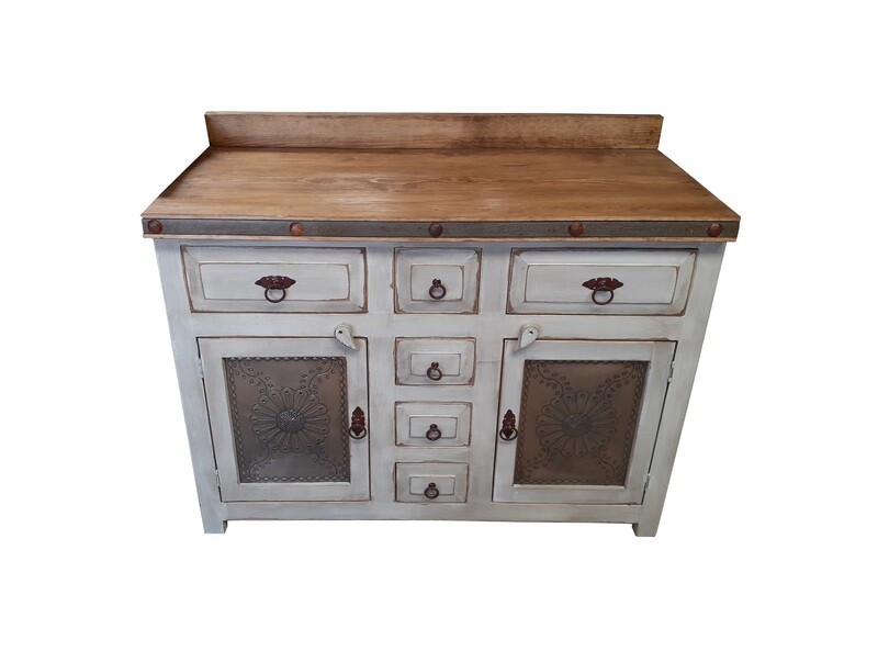 Flora Laminosa Rustic Bathroom Vanity
