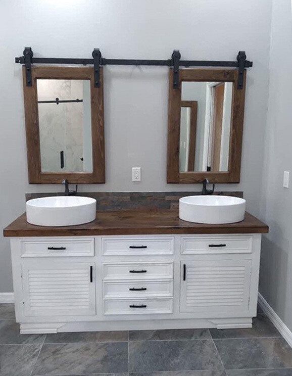 Fulton Shutter Bathroom Cabinet