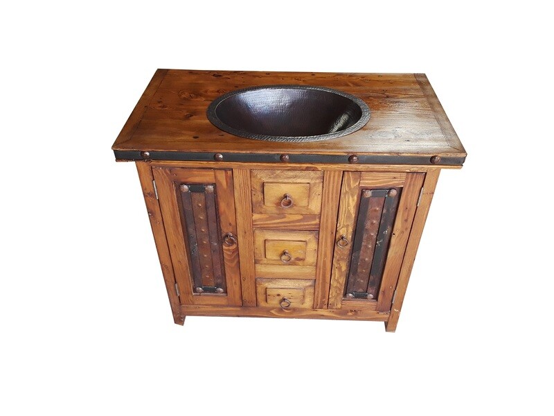 Canton Rustic Bathroom Vanity