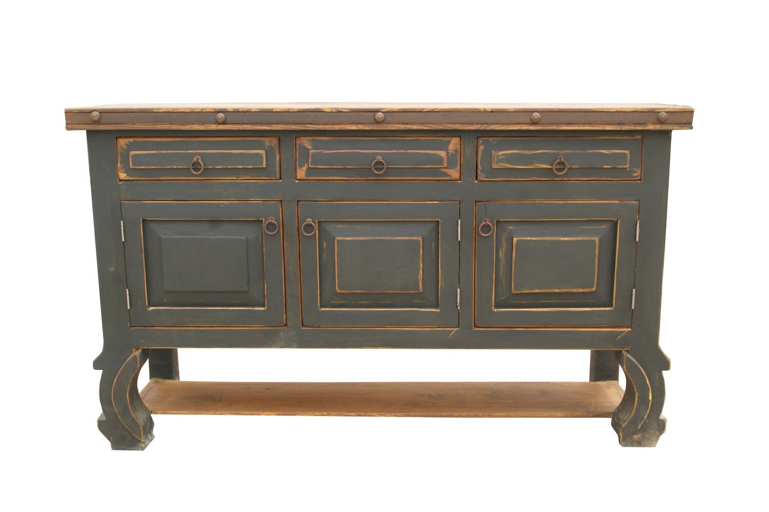 Delano Rustic Black Bathroom Vanity