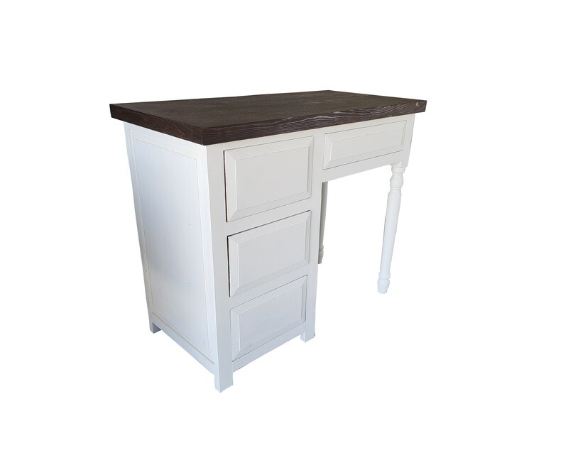 Peters Rustic White Office Desk