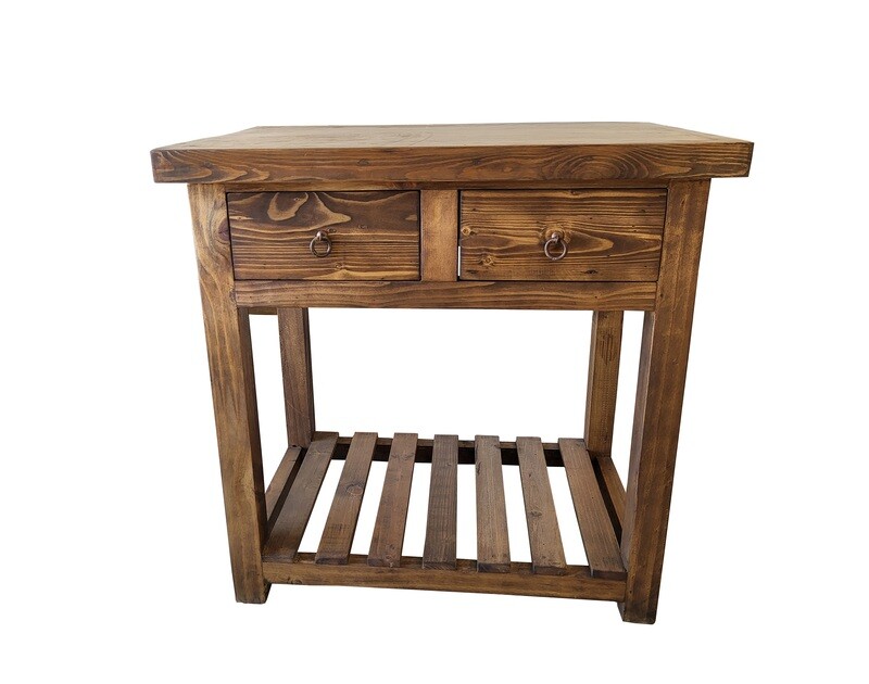 Kent Rustic Kitchen Island