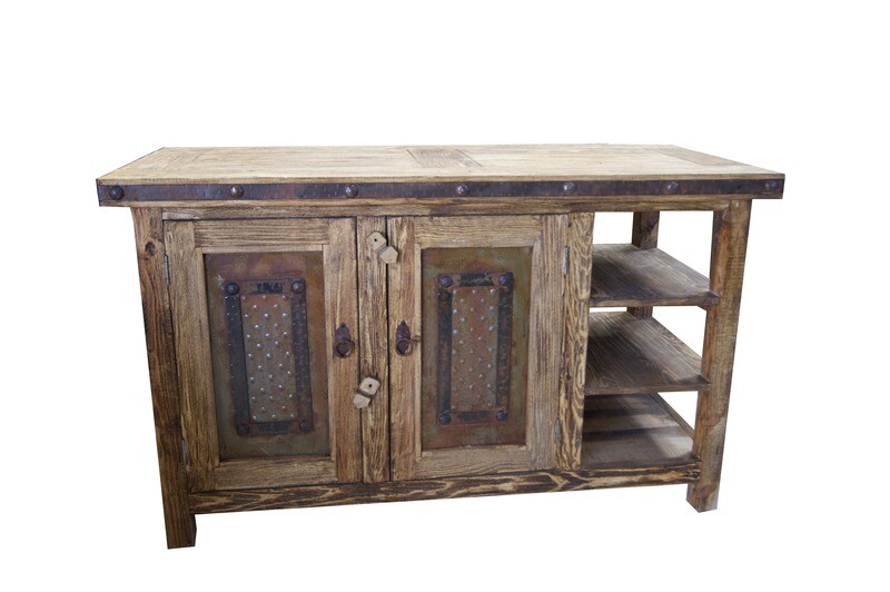 San Miguel Rustic Kitchen Island