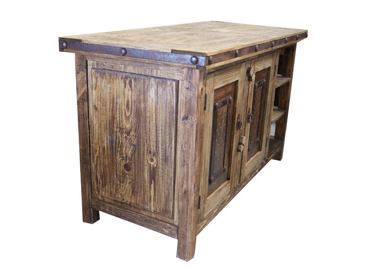 San Miguel Rustic Kitchen Island
